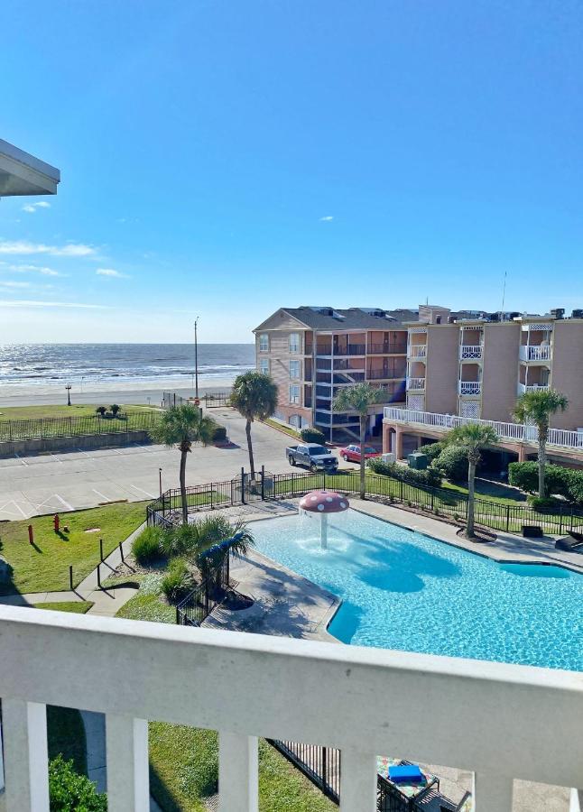 Beach Escape - Top Floor Ocean Views - Heated Pool - Seawall Blvd Galveston Exterior photo